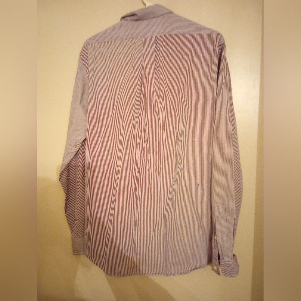 Ralph Lauren Men's Long Sleeve Button Down Striped Dress Shirt - Picture 4 of 6